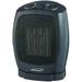 Brentwood H-C1600 1500-Watt Portable Oscillating Ceramic Space Heater and Fan Black