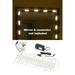 MAKEUP VANITY MIRROR LED LIGHT WARM WHITE COLOR with DIMMER & UL power supply