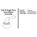 Moen Handle Hub Kit in Brushed Nickel