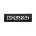 Heat Air Grille Cast Victorian Overall 3 1/2 x 12 | Renovator s Supply