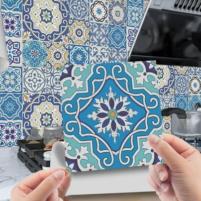 Kitchen Bathroom Decor Waterproof Room Sticker Self-adhesive Wall Sticker Tile T 
