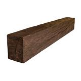 Architectural Products by Outwater 60 Inch Wide X 6 Inch Tall X 8 Inch Deep Riverwood Walnut Colored Mantel