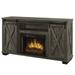 Muskoka 240-325-241 Rivington 58-in Infrared Free-Standing Media Electric Fireplace Barnboard Gray