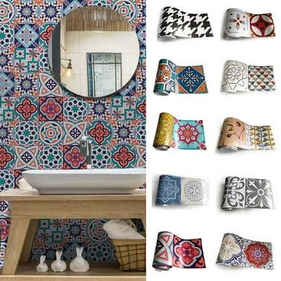 Cuhcuh Art Moroccan Wallpaper Peel And Stick Backsplash Self Adhesive Wall Covering Roll Contact Paper Removable Wall Sticker Dailymail