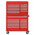 Westward Red Heavy Duty Tool Chest/Cabinet Combo 7CX92