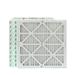 12 Pack of 20x20x2 MERV 10 Pleated 2 Inch Air Filters by Glasfloss. Actual Size: 19-1/2 x 19-1/2 x 1-3/4