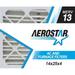 Aerostar 14x25x4 MERV 13 Pleated Air Filter 14 x 25 x 4 Box of 6 Made in the USA