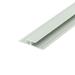 Outwater Aluminum H Channel Fits Material 1/8 to 5/32 Inch Thick Clear Anodized (Satin) Finish Aluminum Divider Moulding 36 Inch Length (Pack of 4)