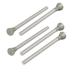 2.35mmx5mm Diamond Coated Inverted Cone Mounted Points Grinding Bits 5pcs