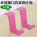 LIEAGLE Stainless Steel Hook for Home Kitchen Wall Door Pink