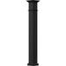 8 x 8 Endura-Aluminum Wellington Style Column Square Shaft (Load-Bearing 20 000 lbs) Non-Tapered Textured Black Finish w/ Capital & Base