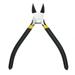 LODESTAR LODESTAR Japan Type High-carbon Steel Nippers Diagonal Cutting Plier Jewelry Electrical Wire Nipper 150mm 6 Cable Cutters Cutting Side Snips Hardware Tool