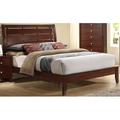 Red Barrel Studio® Standard Bed Wood in Brown/Red | 50 H x 84 W x 84 D in | Wayfair DECE8A4D23EE41C68E8DDBD3CC6B27EC