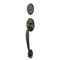 Emtek Saratoga Single Cylinder Handleset w/ Interior Providence Knob in Brown | 19 H x 3 W x 2.75 D in | Wayfair 4410PUS10B