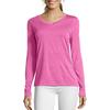 Hanes Sport Women's Cool DRI Performance Long-Sleeve V-Neck Tee