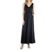 24seven Comfort Apparel Maxi Maternity Sleeveless Dress with Pockets,M0136189Made In The USA Made In The USA