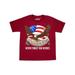 Inktastic Memorial Day- Never Forget Our Heroes- Bald Eagle Tween Short Sleeve T-Shirt Unisex Red M