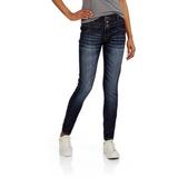 No Boundaries Juniors' Triple Stack Skinny Jeans