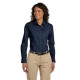 Ladies' 3.1 oz. Essential Poplin - NAVY - S