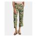 FREE PEOPLE Womens Green Camouflage Jeans Size 25 Waist