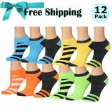 Boy's 12 Pairs Athletic Cushioned Socks