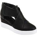 Women's Journee Collection Seena Cut Out Wedge Sneaker