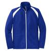 Sport Tek Men's Big Tricot Track Jacket, True Royal/White, XXXX-Large