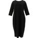 GILI Petite 3/4 Slv Knit Midi Dress NEW A368145