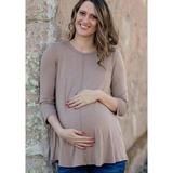 Tall Front Seam Maternity Tee