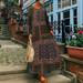 New Fashion Women Cotton Linen Dress O-neck Long Sleeve Pocket Loose Plus Size Vintage Long Dress Dark Blue/Green/Red