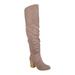 Women's Journee Collection Kaison Wide Calf Over The Knee Slouch Boot