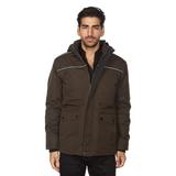 Beverly Hills Polo Club Men's Jacket with Utility Front Pockets and Hood