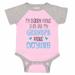 Funny Grandpa Baseball Bodysuit Raglan â€œMy Daddy Knows A Lot But My Grandpa Knows Everythingâ€� Family Newborn Shirt Gift - Baby Tee, 12-18 months, Pink & Grey Short Sleeve