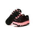 LUXUR Unisex Children 2in1 Pulley Luminous Shoes LED Double Wheels Casual Sneaker Exercise Gift For Kids