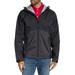 Hawke & Co. Mens Seam Sealed Hooded Water Resistant Rain Jacket Medium Black