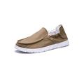 UKAP Casual Canvas Shoes for Men Slip On Loafers Deck Shoes Comfortable Boat Shoes Outdoor Fashion