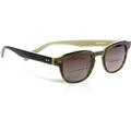 Eyebobs 109-11 Unisex Bench Mark Khaki Green Frame Sunglasses, +3.00