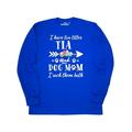 Inktastic I Have 2 Titles Tia and Dog Mom I Rock Them Both Adult Long Sleeve T-Shirt Male