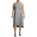 Gray by Grayson Social Women's Plus Size Ruched Jersey Midi Dress