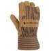 Carhartt Men's Insulated Suede Work Glove with Safety Cuff, Brown, Large