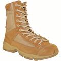 Krazy Artists Tactical Work Boot 8 Inch Leather Sand Tan Combat Boot, Size 8