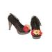 Halloween Women's Day Of Dead Striped Heel