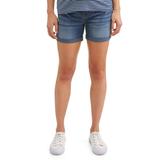 Time and Tru Maternity Denim Shorts with Side Panel