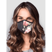 Cloth Face Mask 3-Layer - LightWeight Cotton Washable & Reusable Made in USA Black Floral 3 Pack