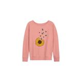 Sunflower Bees - Women's French Terry Pullover