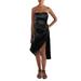 Ramy Brook Womens Carmen Metallic Slit Midi Dress