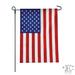 JEC Home Goods American Flag 2-Sided 18" x 13" Garden Flag, Polyester in Red/Blue | 18 H x 12.5 W in | Wayfair GF23014-0