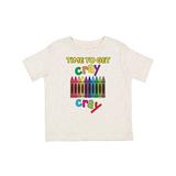 Inktastic Time to Get Cray Cray Crayons Humor Toddler Short Sleeve T-Shirt Unisex