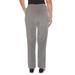 Alfred Dunner Women's Classics Corduroy Pull-On Proportioned Medium Pant - Plus Size, Grey, 24 Plus