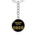 Dog Mom Gift Lakeland Terrier Mama Circle Keychain Stainless Steel or 18k Gold